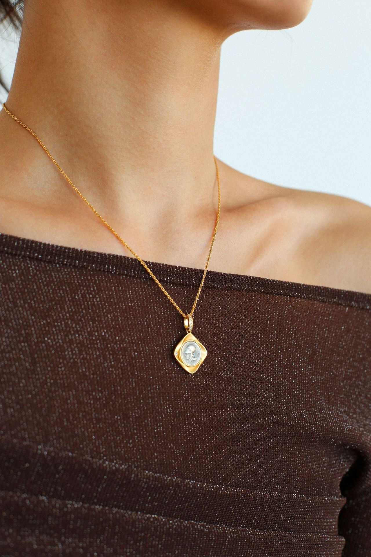 Vintage Coin Pendant Collection – Mix & Match Chains & Pearl Necklaces - floysun