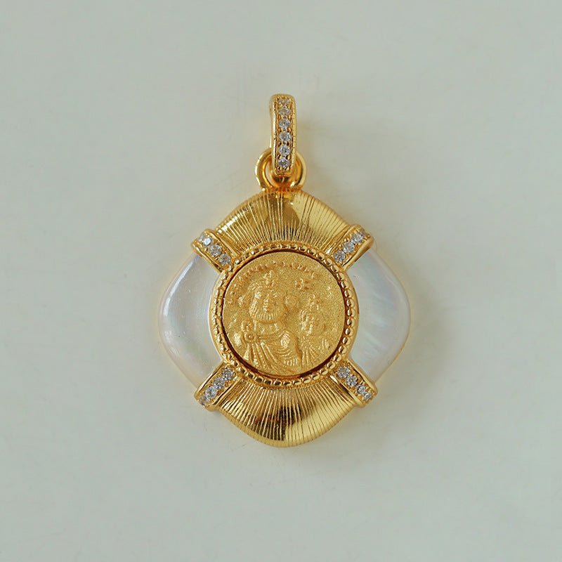Vintage Coin Pendant Collection – Mix & Match Chains & Pearl Necklaces - floysun