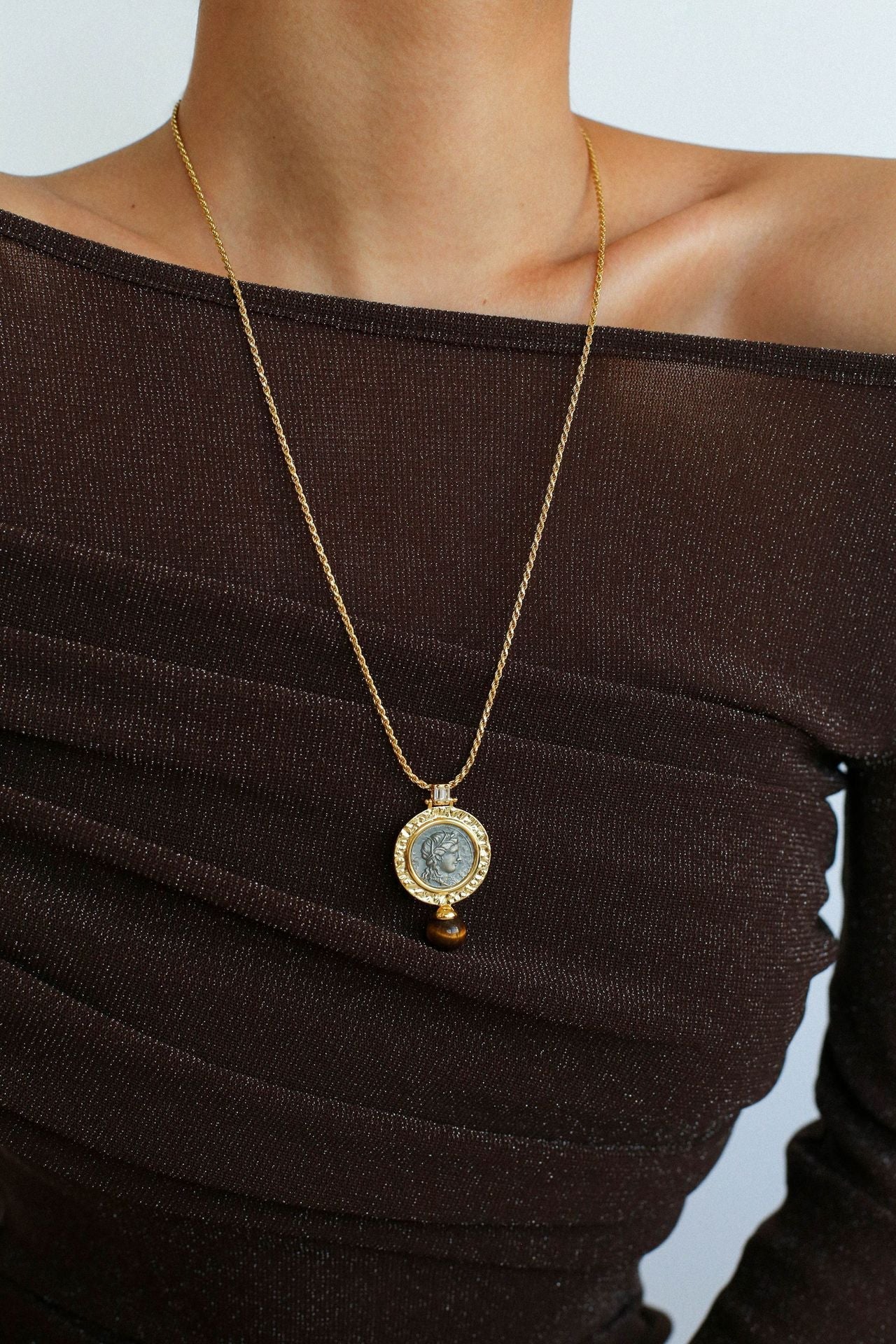 Vintage Coin Pendant Collection – Mix & Match Chains & Pearl Necklaces - floysun