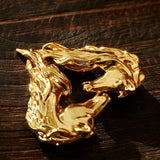 Vintage Double - Horse Heart Brooch - floysun
