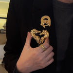 Vintage Double - Horse Heart Brooch - floysun