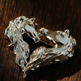 Vintage Double - Horse Heart Brooch - floysun