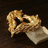 Vintage Double - Horse Heart Brooch - floysun