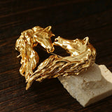 Vintage Double - Horse Heart Brooch - floysun