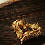 Vintage Double - Horse Heart Brooch - floysun