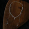 Vintage Elegant Lace Pull Adjustable Long Y-Drop Freshwater Pearl Necklace - floysun