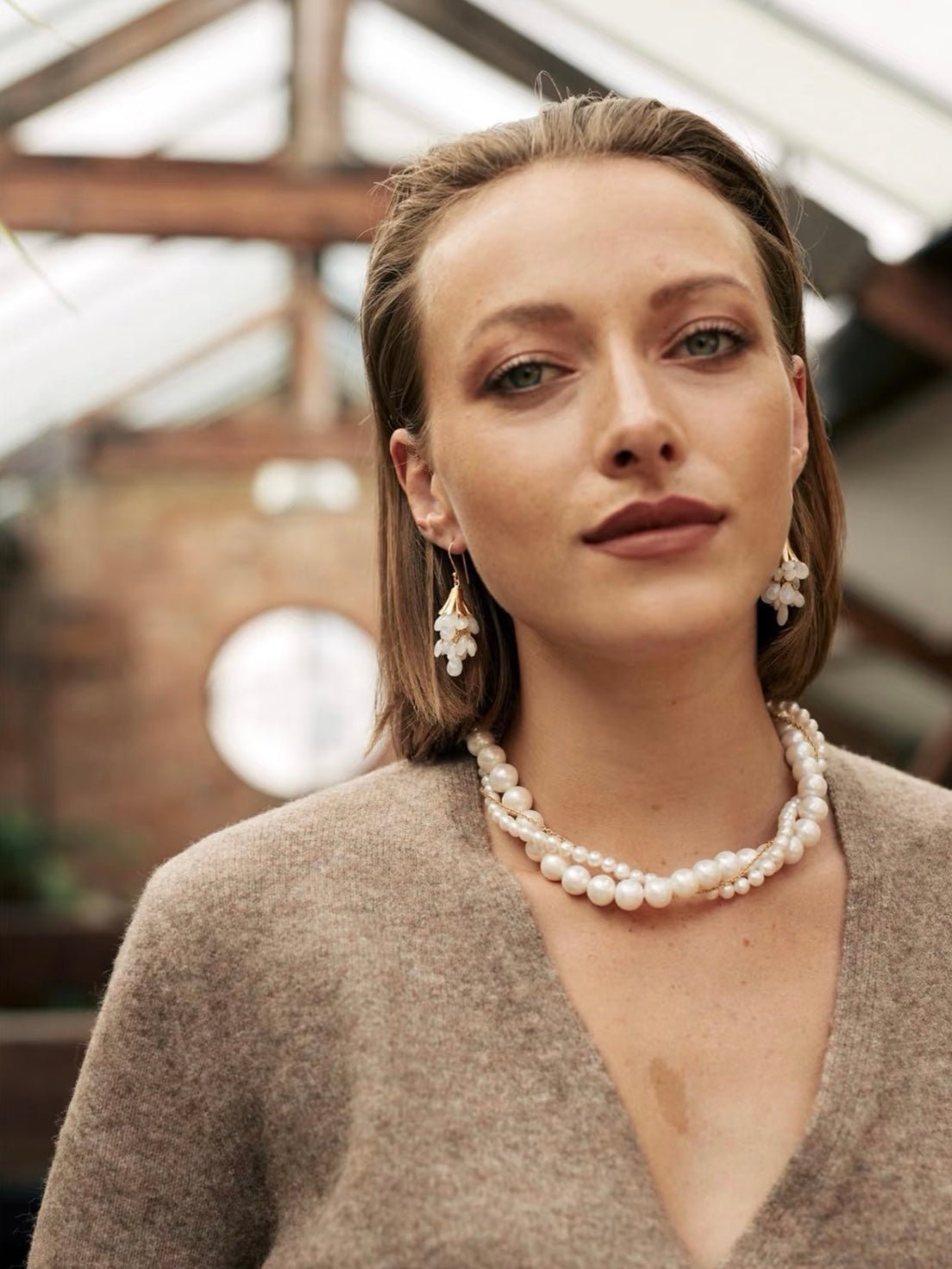 Vintage Elegant Multi - Wrap Freshwater Pearl Necklace - floysun