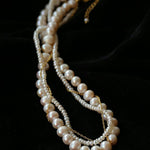 Vintage Elegant Multi - Wrap Freshwater Pearl Necklace - floysun