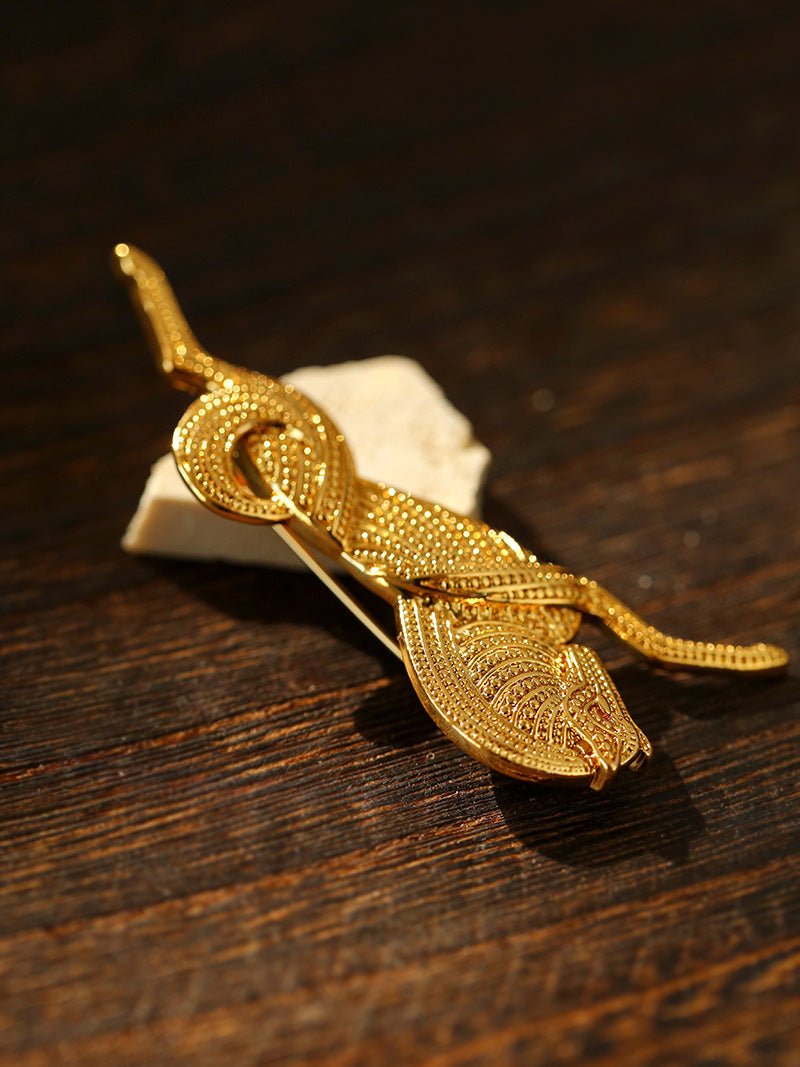 Vintage Equestrian Horseshoe Emblem Brooch - floysun