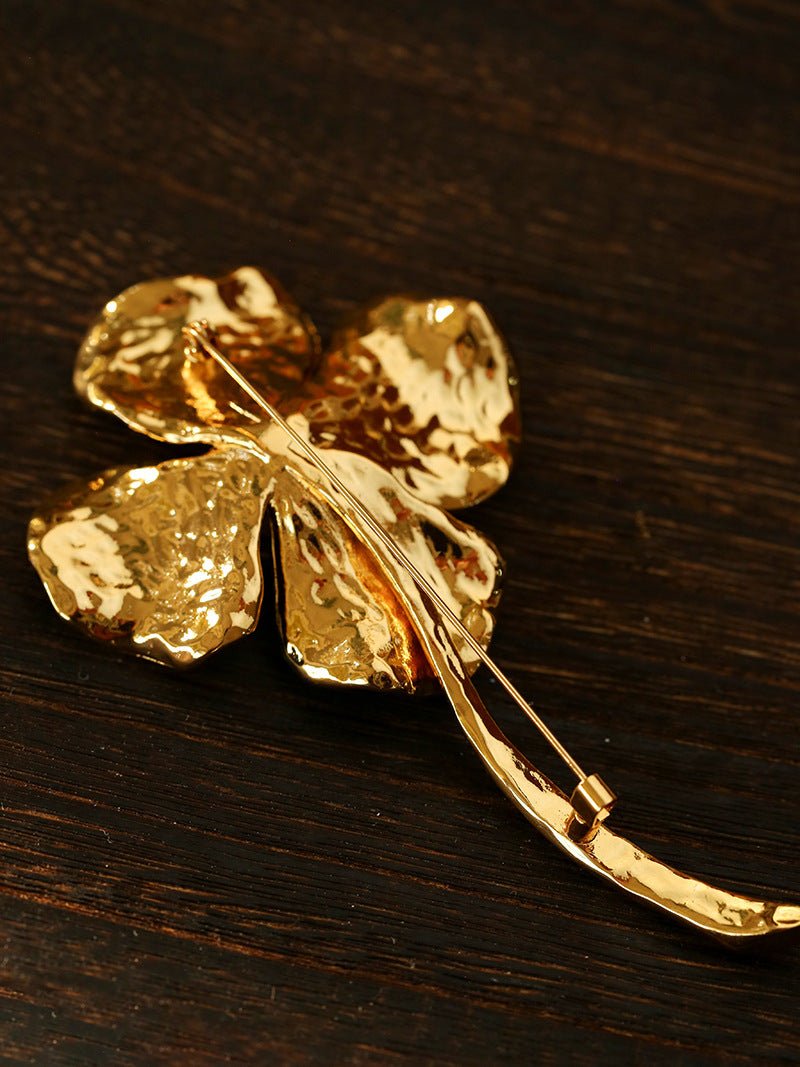 Vintage Four - Petal Pearl Brooch - floysun