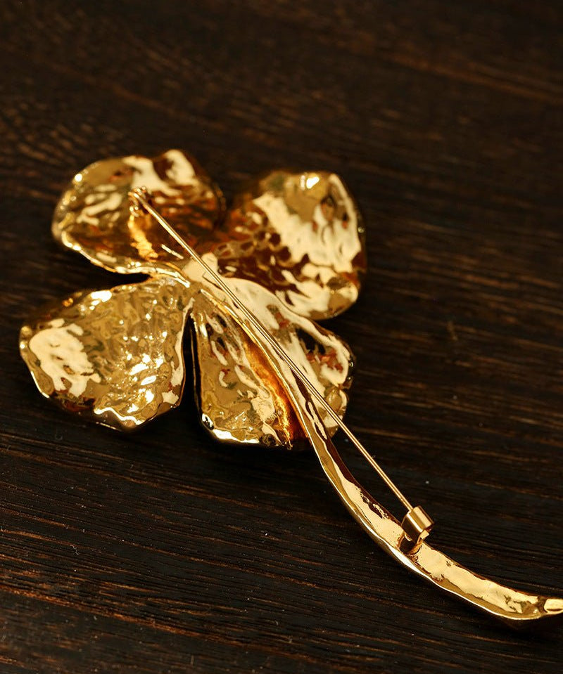 Vintage Four - Petal Pearl Brooch - floysun
