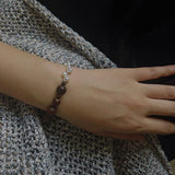 Vintage Fusion Freshwater Pearl & Sandalwood Beaded Bracelet - floysun