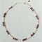 Vintage Garnet & Freshwater Pearl Beaded Necklace - floysun