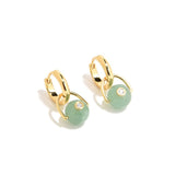 Vintage Gemstone Jewelry Set | Sterling Silver Necklace & Earrings - floysun
