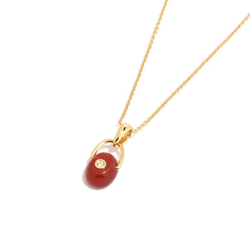 Vintage Gemstone Jewelry Set | Sterling Silver Necklace & Earrings - floysun