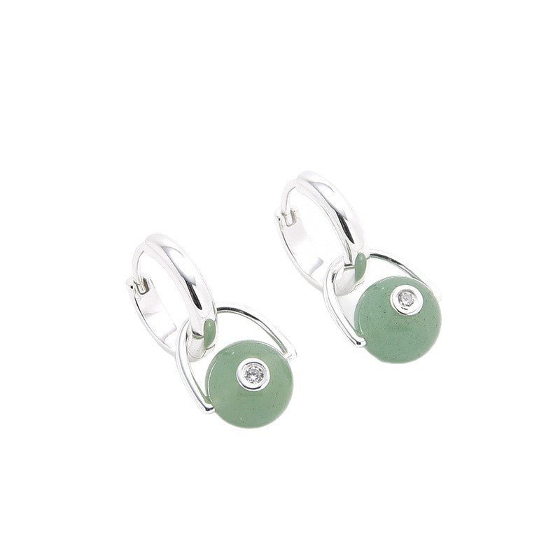 Vintage Gemstone Jewelry Set | Sterling Silver Necklace & Earrings - floysun