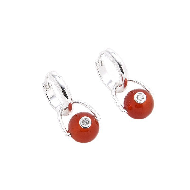 Vintage Gemstone Jewelry Set | Sterling Silver Necklace & Earrings - floysun