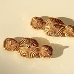 Vintage Geometric Natural Stone Brooch - floysun