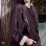 Vintage Gilded Branch Brooch - floysun