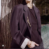 Vintage Gilded Branch Brooch - floysun