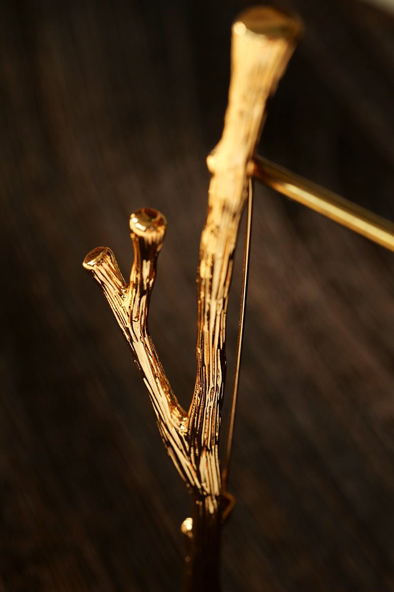 Vintage Gilded Branch Brooch - floysun