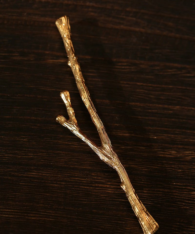Vintage Gilded Branch Brooch - floysun