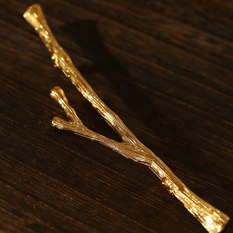 Vintage Gilded Branch Brooch - floysun