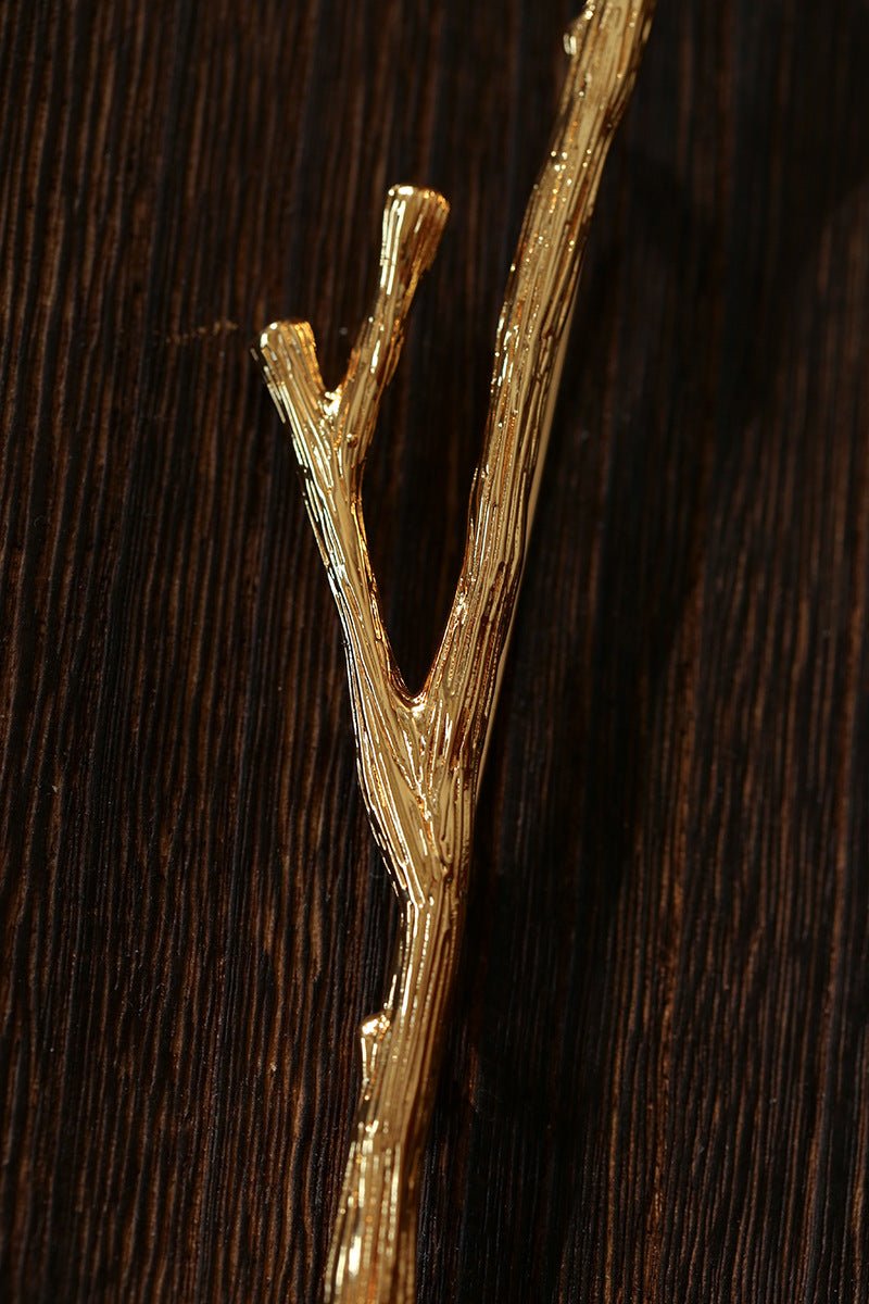 Vintage Gilded Branch Brooch - floysun