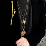 Vintage Gilded Branch Brooch - floysun