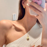 Vintage Gleam Heart Pendant Necklace - floysun