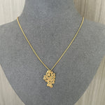 Vintage Grape Cluster Sterling Silver Pendant Necklace - floysun