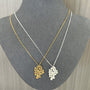 Vintage Grape Cluster Sterling Silver Pendant Necklace - floysun
