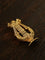 Vintage Harp Metal Brooch - floysun