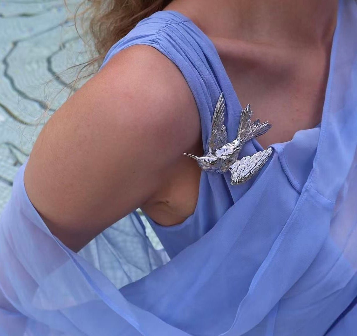 Vintage High - Jewelry Hummingbird Brooch - floysun