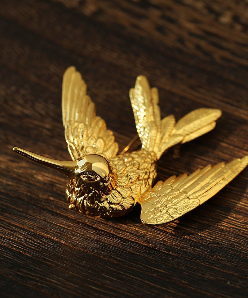 Vintage High - Jewelry Hummingbird Brooch - floysun