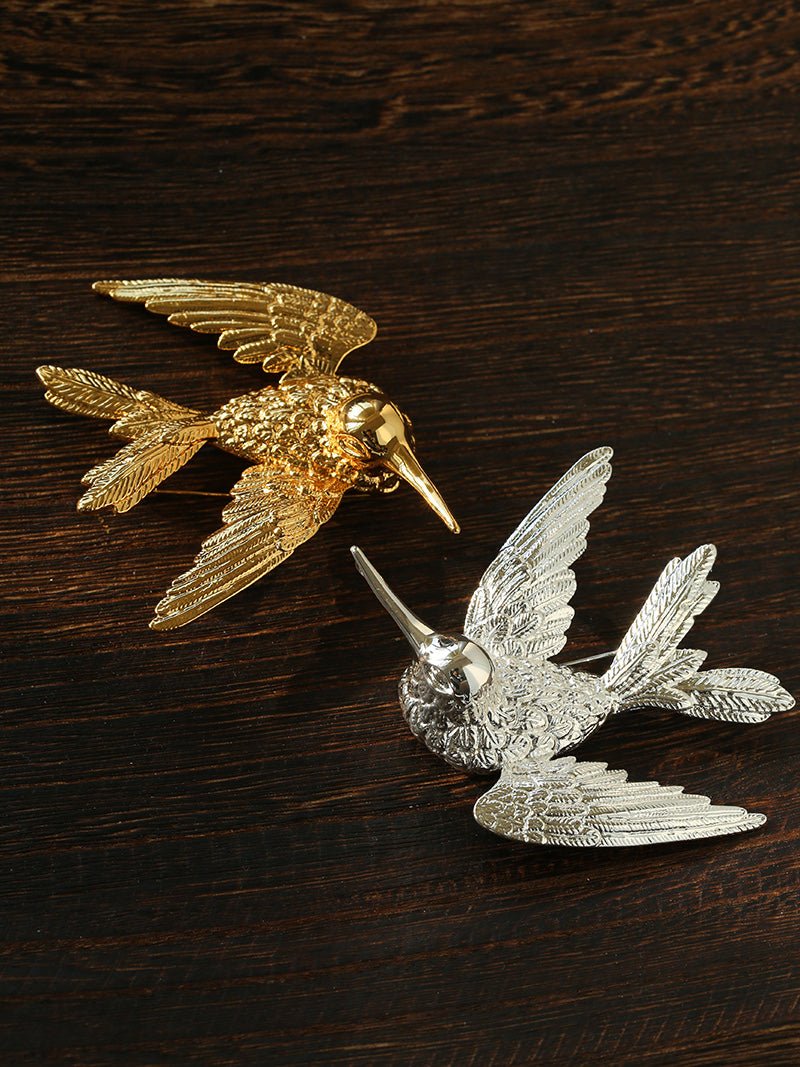 Vintage High - Jewelry Hummingbird Brooch - floysun