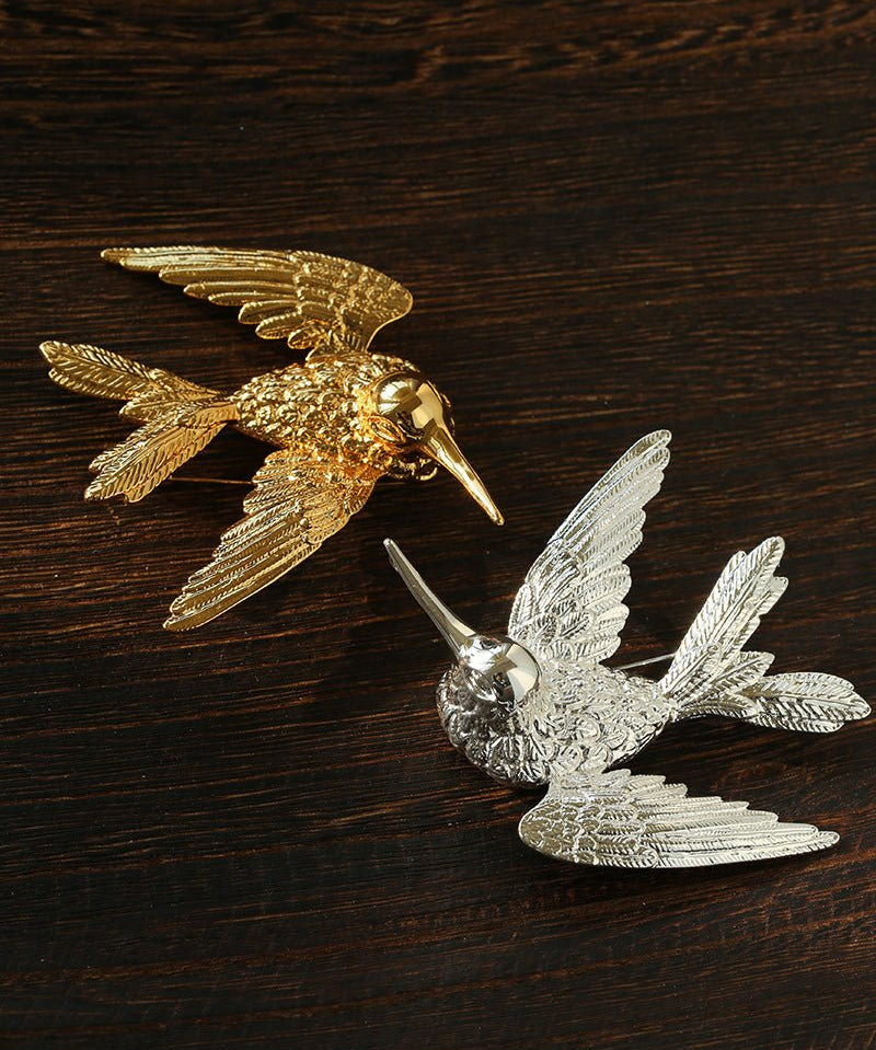 Vintage High - Jewelry Hummingbird Brooch - floysun
