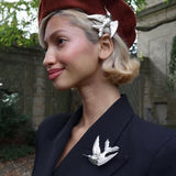 Vintage High - Jewelry Hummingbird Brooch - floysun