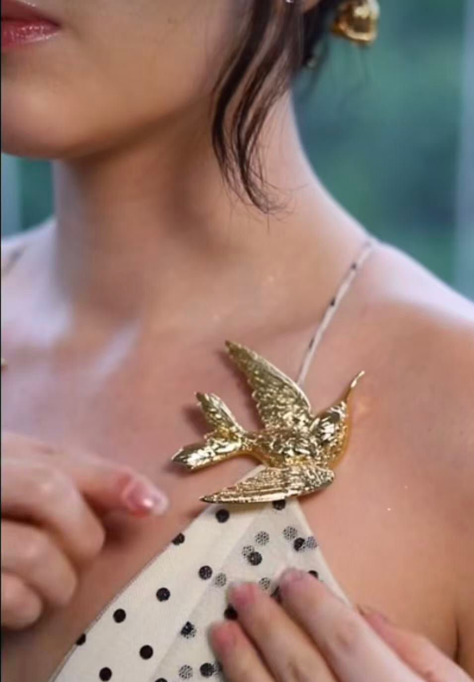 Vintage High - Jewelry Hummingbird Brooch - floysun