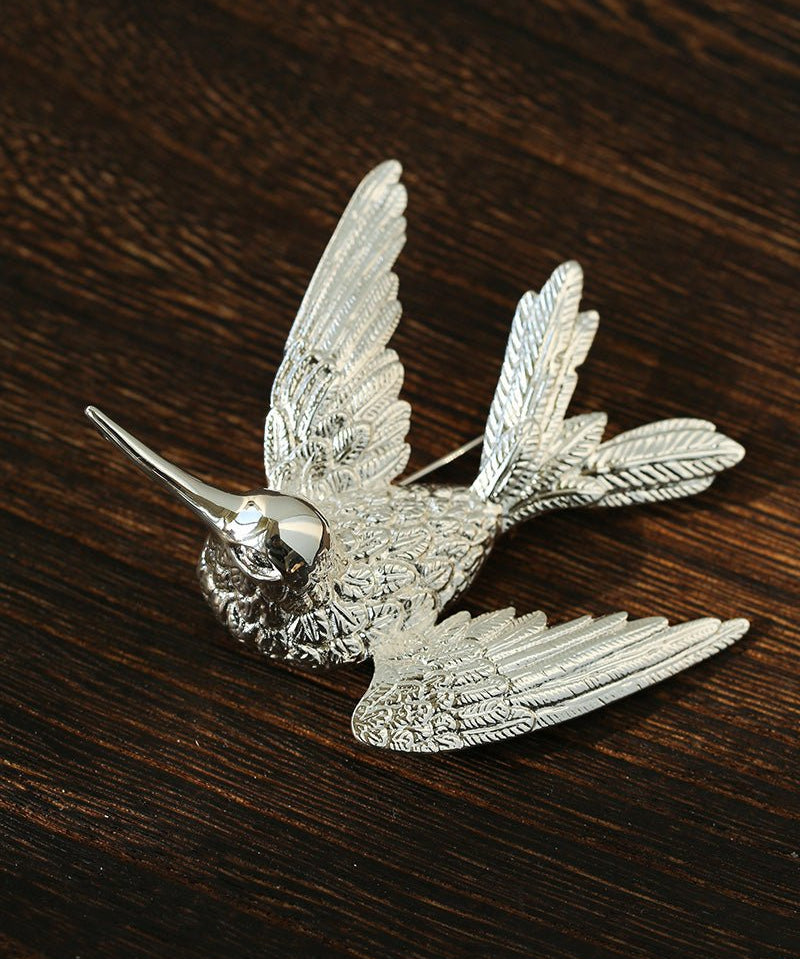 Vintage High - Jewelry Hummingbird Brooch - floysun