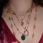 Vintage Hollow Carved Pendant Necklace | Unique Artisan Design - floysun