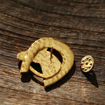 Vintage Horse Head & Horseshoe Brooch - floysun
