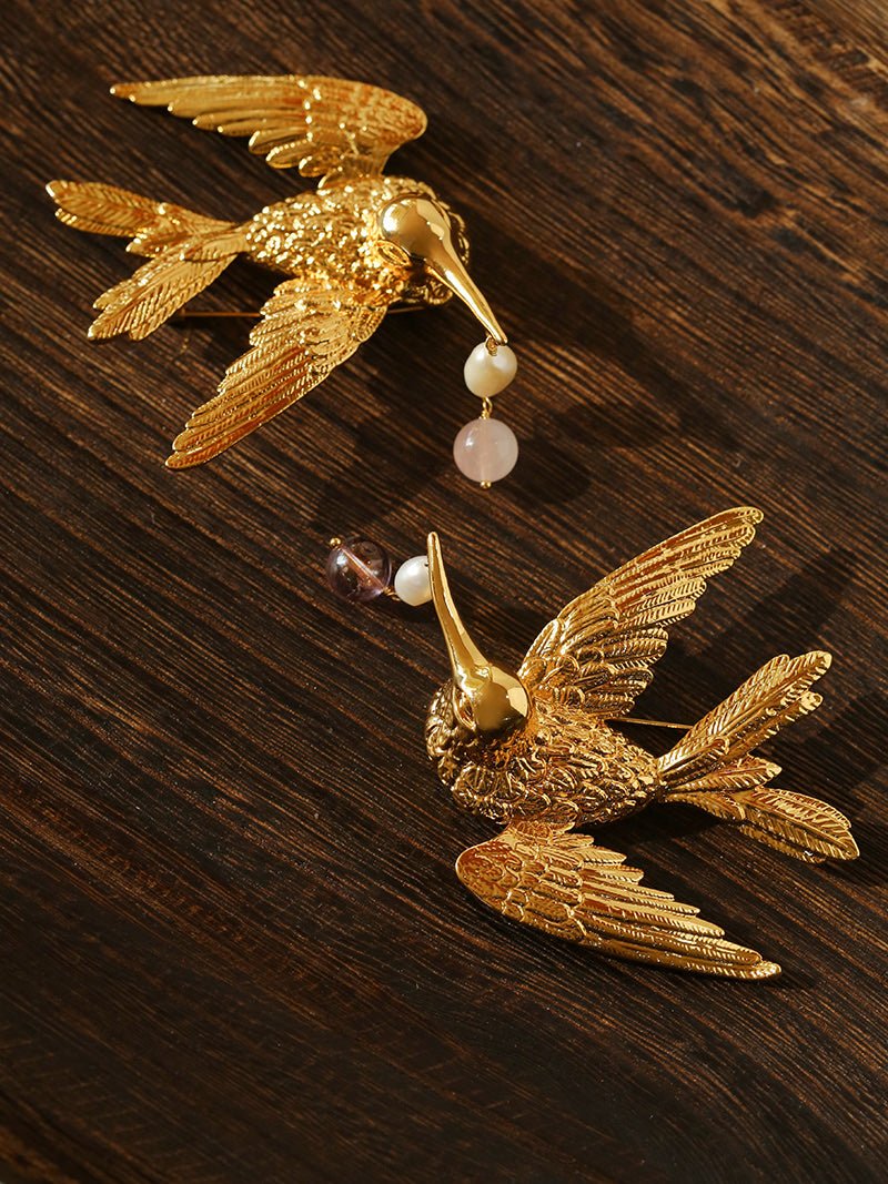 Vintage Hummingbird Brooch - floysun