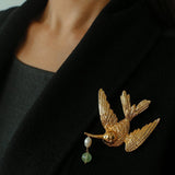 Vintage Hummingbird Brooch - floysun