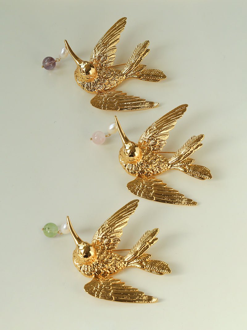 Vintage Hummingbird Brooch - floysun