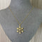 Vintage - Inspired 925 Sterling Silver Snowflake Necklace - floysun