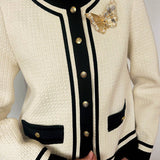 Vintage - Inspired Butterfly Brooch with Pearl & Red Agate - floysun