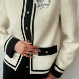 Vintage - Inspired Butterfly Brooch with Pearl & Red Agate - floysun