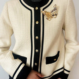 Vintage - Inspired Butterfly Brooch with Pearl & Red Agate - floysun