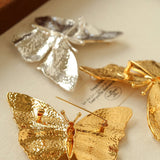 Vintage - Inspired Butterfly Brooch with Pearl & Red Agate - floysun